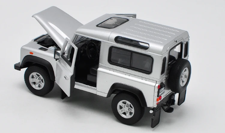 Welly 1/124 1:24 Land Rover Defender внедорожник автомобиль литья под давлением дисплей Модель игрушки на день рождения для детей мальчиков и девочек
