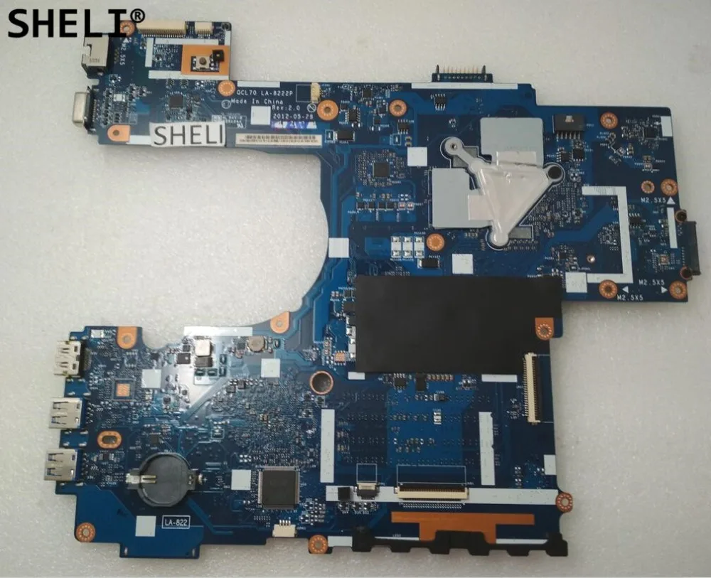 SHELI для ASUS K75V K75VM K75VJ материнская плата QCL70 LA 8222P с видеокартой GT635M|Материнские