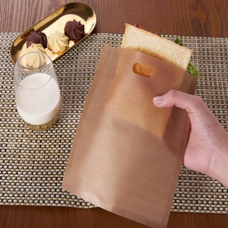 Многоразовый пакетик для тостера антипригарный мешок хлеба сэндвич с покрытием