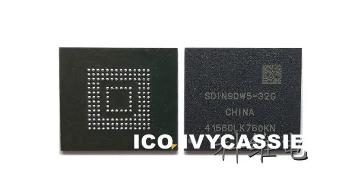 SDIN9DW5-32G памяти на носителе eMMC BGA153 32 Гб телефон ИС флэш-памяти Nand чип пайки булавки