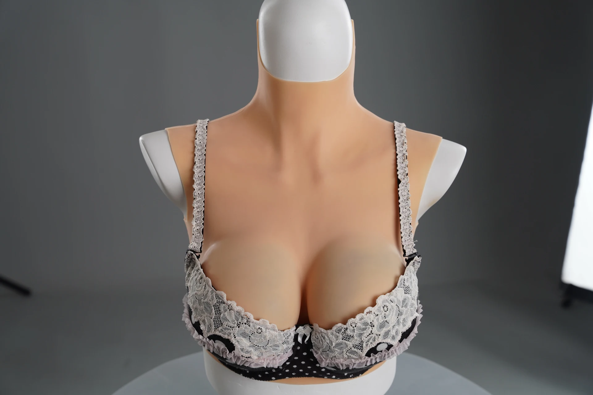 2G Upgrade BCD High Collar Neck Fake Artificial Boob Realistic Silicone Breast Forms Crossdresser Shemale Transgender Drag Queen