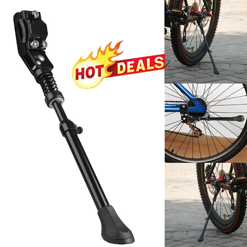 

Bike Kickstand Aluminum Alloy Adjustable Bike Side Kickstand Kick Stand For Road MTB Bicycle Cycling Accessory For 16/20/24/26"