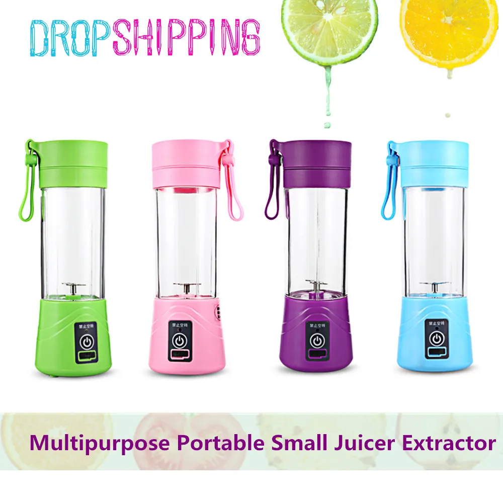 380 мл Многофункциональная портативная Соковыжималка Блендер экстрактор машина