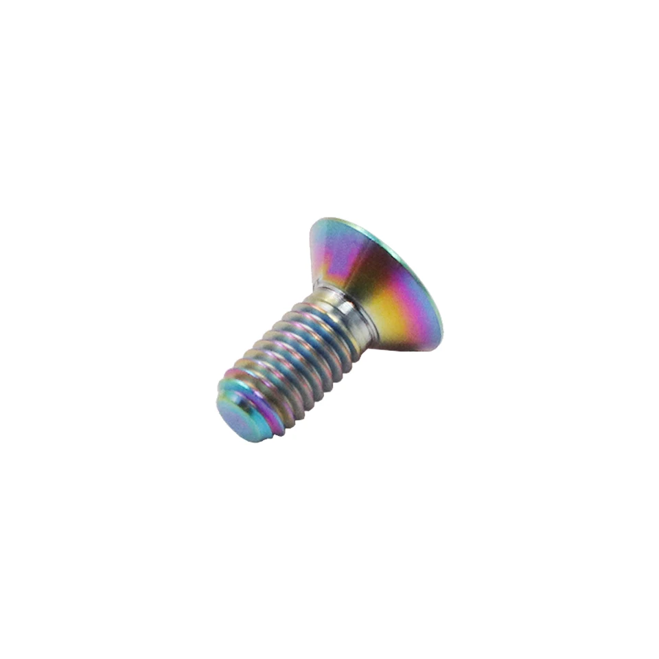 rainbow 1 шт. титановые винты Ti M5 для Xiaomi Mijia M365 электрический скутер болты из нержавеющей стали инструмент Прочный Удобный Набор замены - Цвет: rainbow