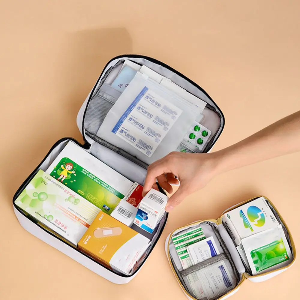 

Useful Car Home Emergency Portable Outdoors Safety Camping Survival First Aid Bags Storage Bag Medicine Bag Pill Case