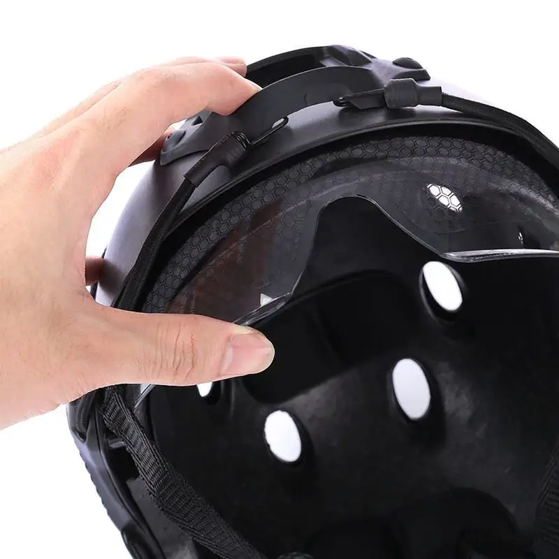 

Outdoor Helmet Helmet Airsoft CS Outdoor Protector 55-59cm(black) Paintball Jump Base Helmet Outdoor CS Airsoft Paintball Base J