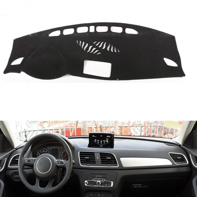 

for AUDI Q3 Q3S 2012 2013 2014 2015-2018 dashboard mat Protective pad Shade Cushion Pad interior sticker car styling accessories