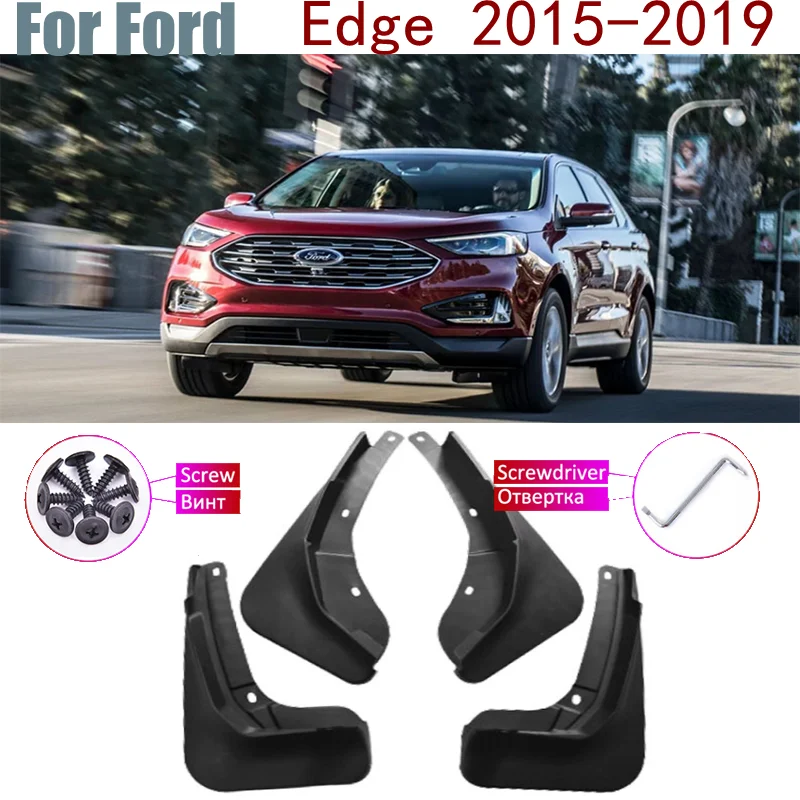 

Front Rear Fender Mud Guard Flap Splash Flaps Mudguards Accessories Car Mudflap For Ford Edge 2nd 2 Gen 2019~2015 2018 2017 2016