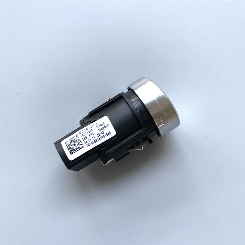 LHD кнопка запуска и остановки двигателя хромированный переключатель для AUDI A6 C7 A7