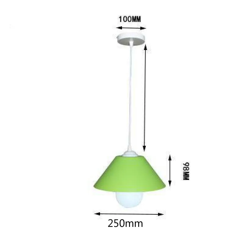 

3pieces/lot Wholesale Pendant Lamp Restaurant Flower Shop Bar Kindergarten Single Head Loft Style Pendant Lights