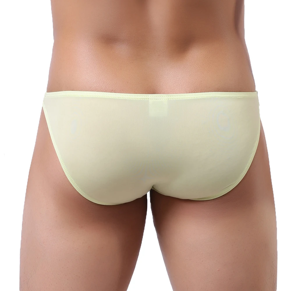 Мужские брифы мягкие дышащие удобные мужские из ледяного шелка однотонные