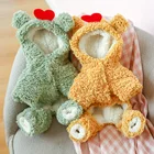 Свитер для маленьких собак, утепленный комбинезон, одежда для щенков, наряд для кошек, пальто для собак, померанского пуделя, бишона, 2022