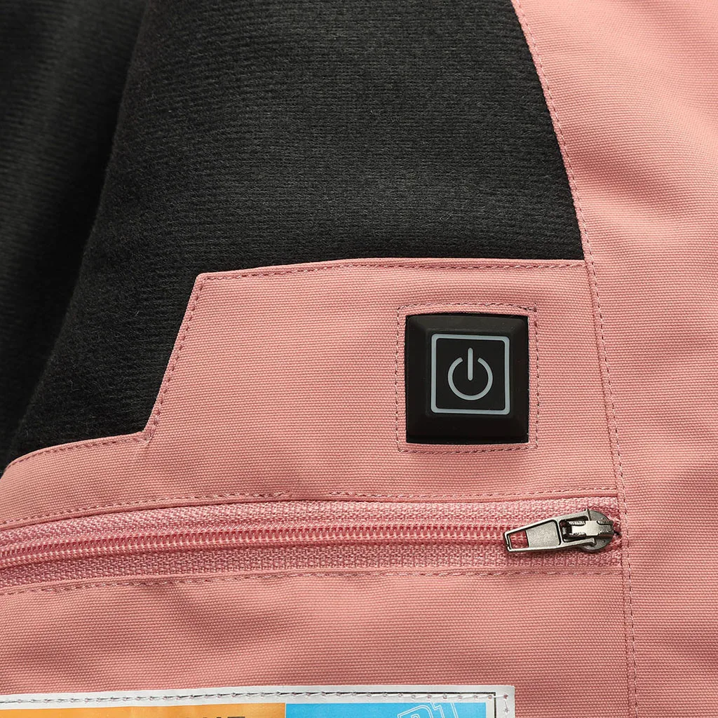 Женские зимние теплые женские пальто трехскоростной контроль температуры usb зарядка теплая зимняя куртка для женщин базовые Топы
