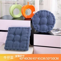 corduroy fat cushion meditation increased solid color student office chair cushion thickened futon round tatami cushion