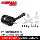 SURPASS HOBBY C3542 бесщеточный мотор 2820(3542) 1000KV 1250KV 1450KV 14 полюс для самолетов FPV RC Multicopters радиоуправляемый самолет вертолет