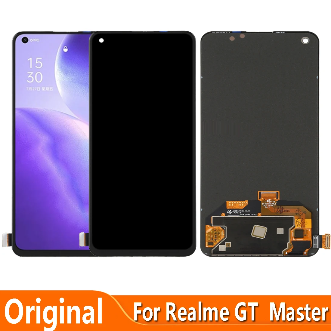 Pantalla LCD Original, montaje de digitalizador con pantalla t&aacute;ctil para Realme GT Master RMX3363 RMX3360, piezas de reparaci&oacute;n Super AMOLED-0