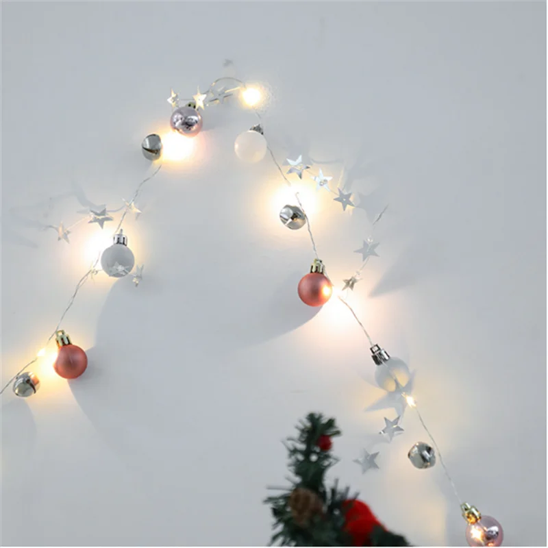 Рождественские гирлянды 2 м 20 Led Рождественские колокольчики рождественские украшения для дома Новогоднее украшение Adornos De Navidad Natal