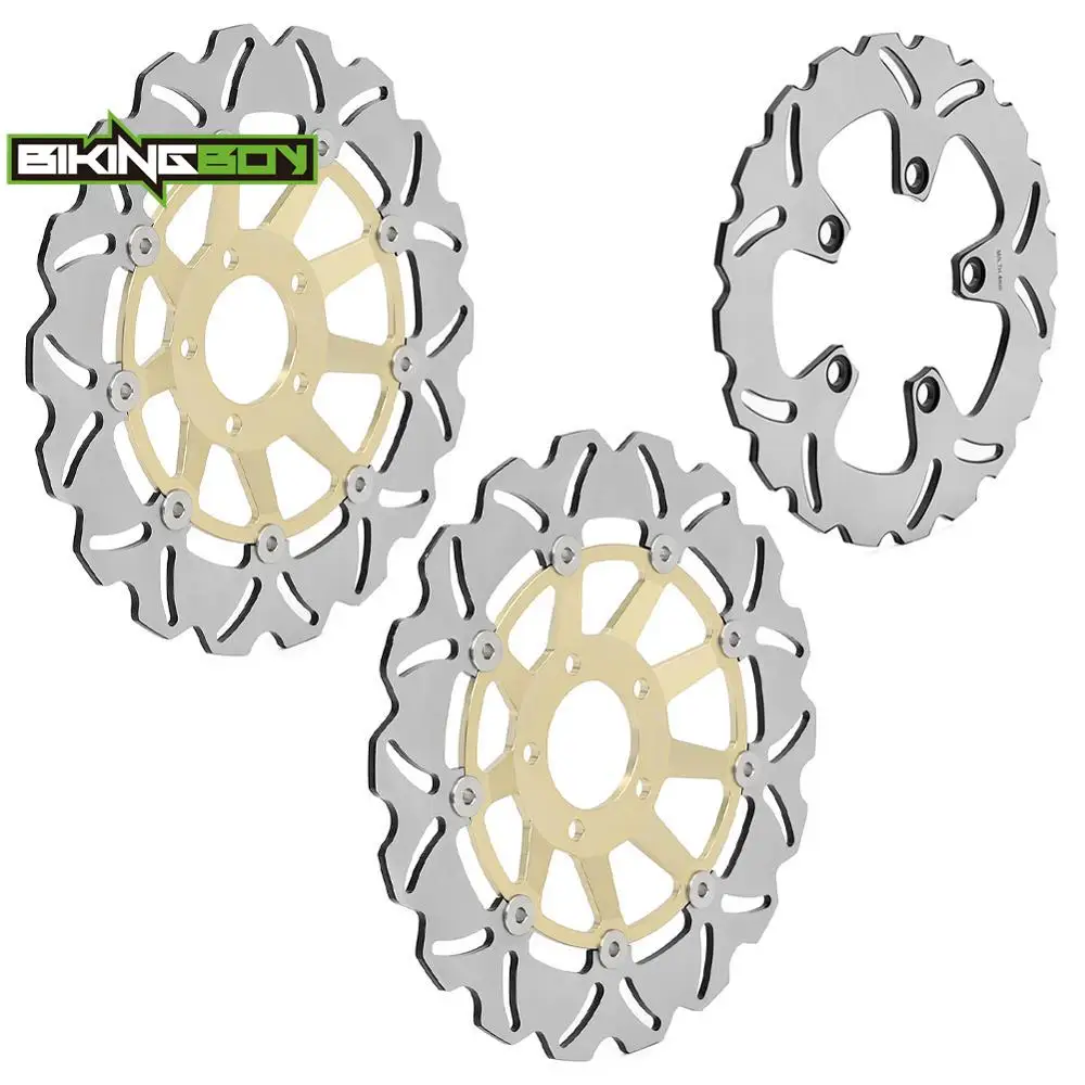 Фото Тормозные диски BIKINGBOY (передние и задние) для Bandit GSF 1200 / S 96-05, RF900R 94-99, GSX 1200 FS Inazuma 98-02, GS 1200 SS 01 №5