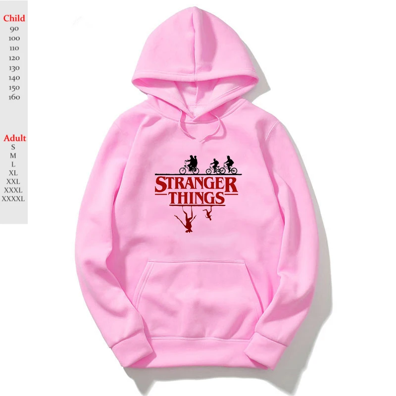 

Unisex Men Women Stranger Things Hoodies Kids Boys Girls Pullover Hooded Fleece Warm Sportswear Tops for Children Surprise Gift