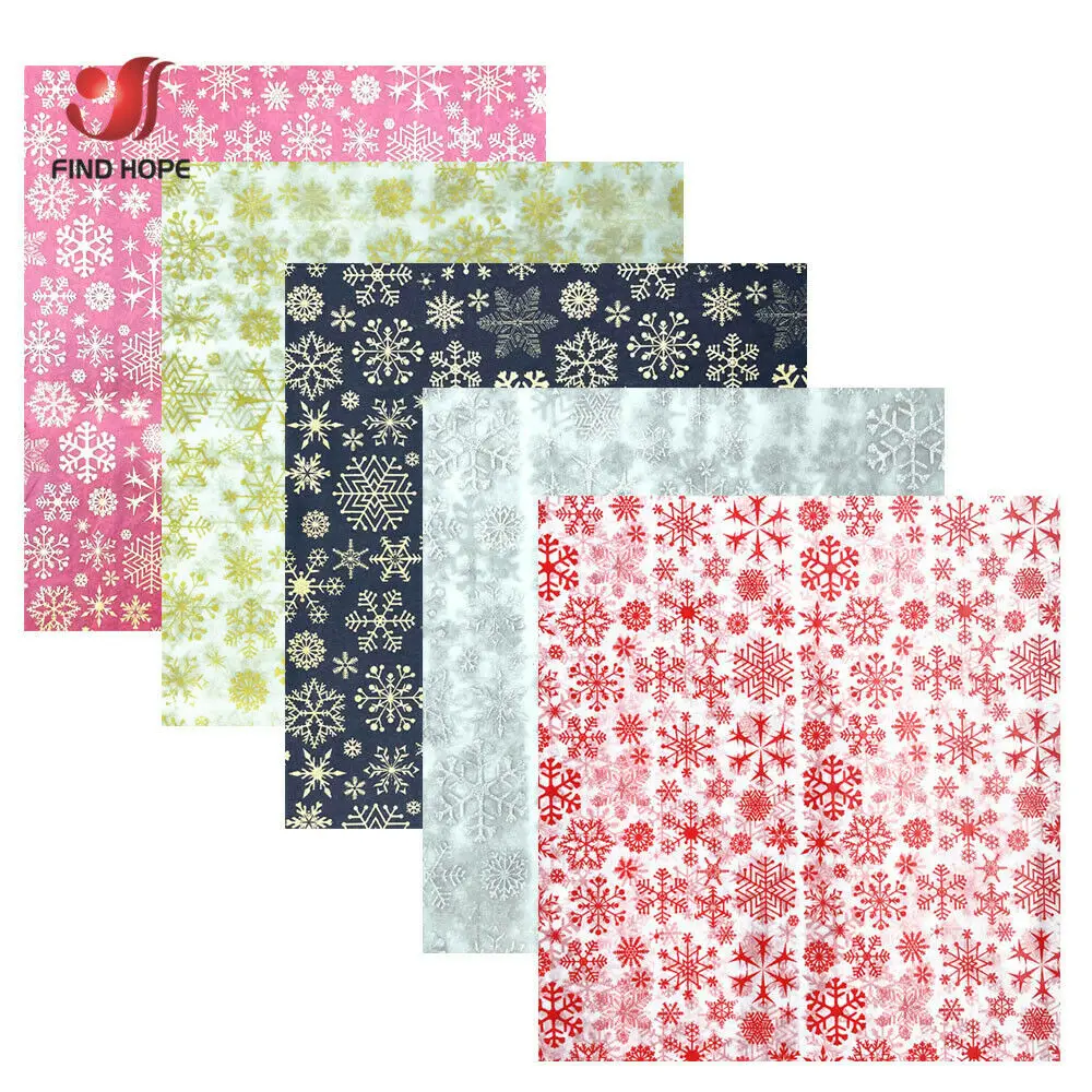 10 листов бумаги для упаковки снежинок рождественских подарков сделай сам | Дом и