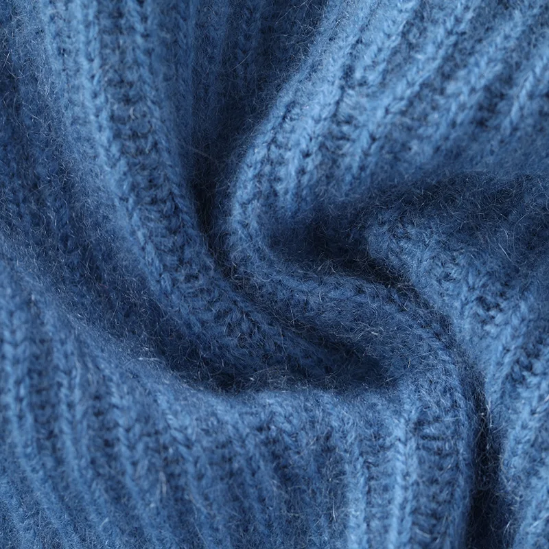 Женский свободный свитер с v-образным вырезом ALKMENE вязаный кашемировый большого