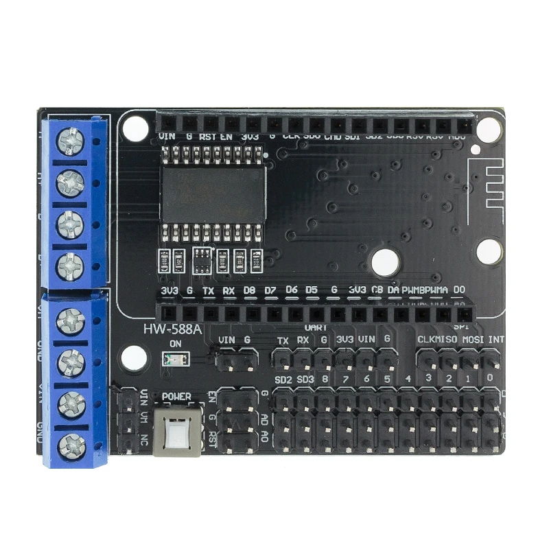 NodeMCU щит для платы двигателя L293D/NodeMcu подходит Node MCU база ESP8266 тестирования DIY макет