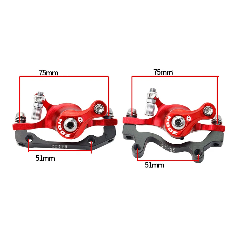 

ZOOM Mountain Bike Disc Brake BB8 Disc Brake Bilateral Adjustable Bicycle Accessories Aluminum Alloy Brake