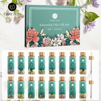 eo 10ml 16pcs pure natural essential oils gift set diffuser aroma oil lavender chamomile peppermint sandalwood massage shower