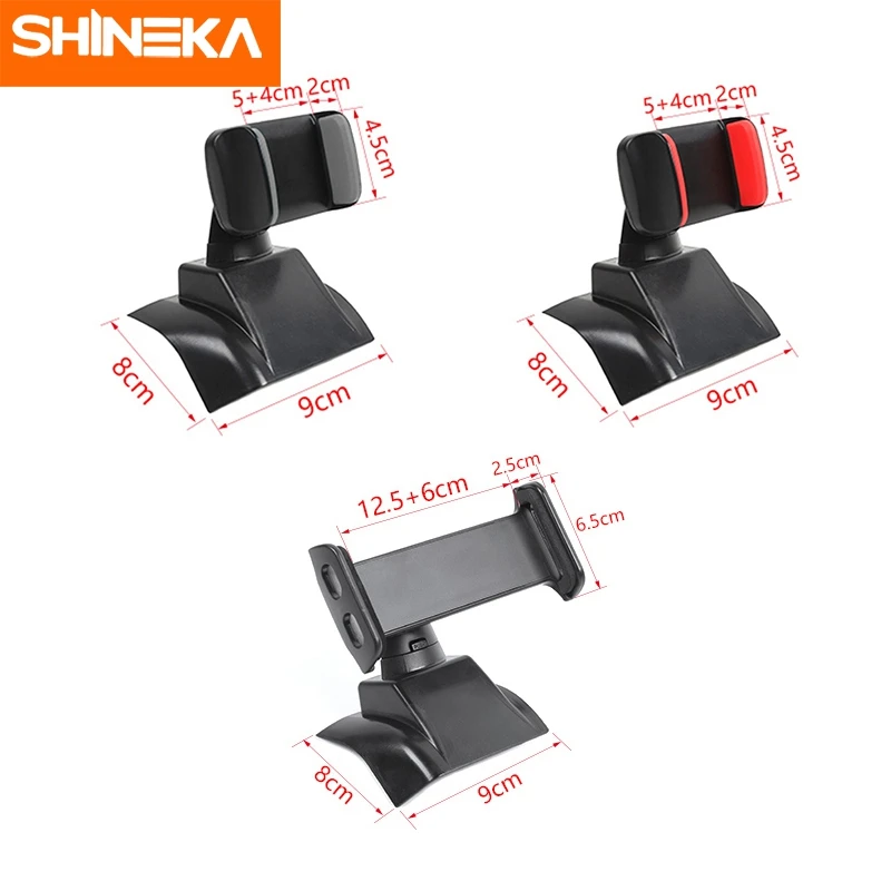 shineka car mobile phone stand ipad cellphone bracket for ford f150 raptor 2013 2014 360 degree abs gps holder accessories free global shipping