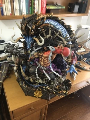 Негабаритная статуя один кусок четыре императора 1/6 Kaido GK резиновая фигурка героя Коллекционная модель игрушечная коробка P1611