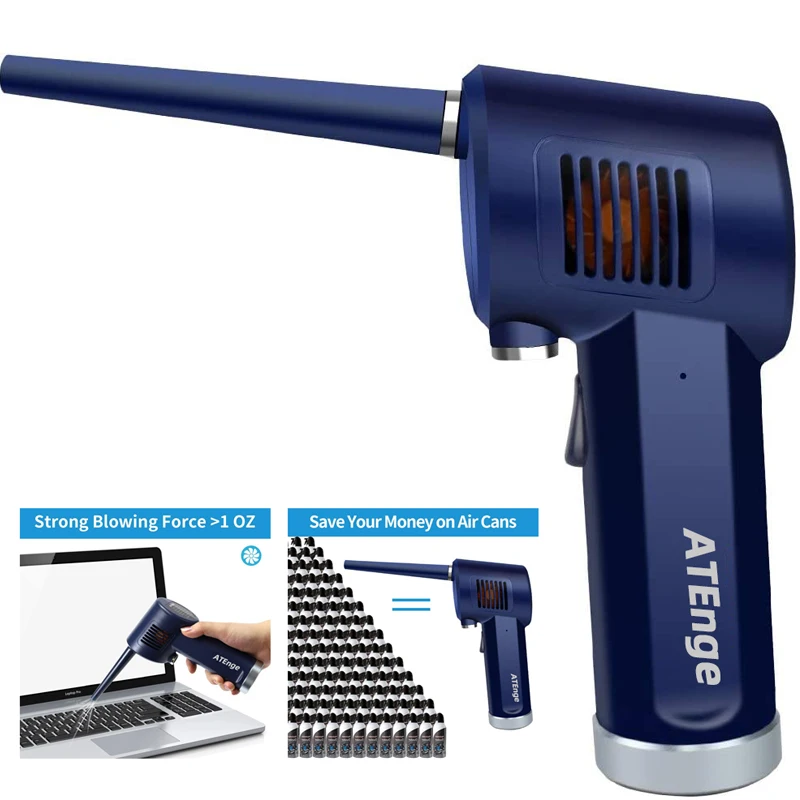 ATEnge беспроводной воздушный Пыльник для компьютера сжатые газовые воздушные