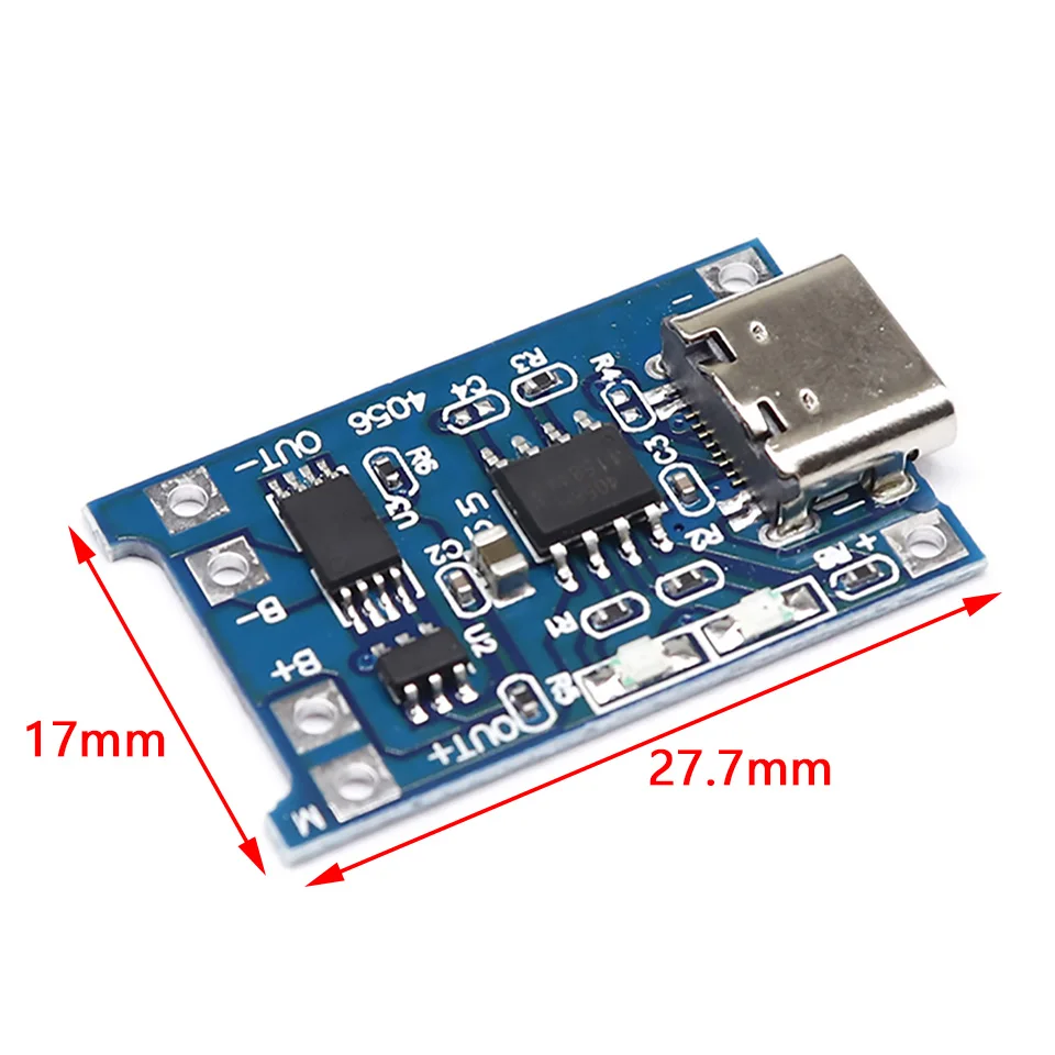 10 шт. зарядная плата TP4056 USB Type-c 5 В 1A 18650 | Электронные компоненты и принадлежности