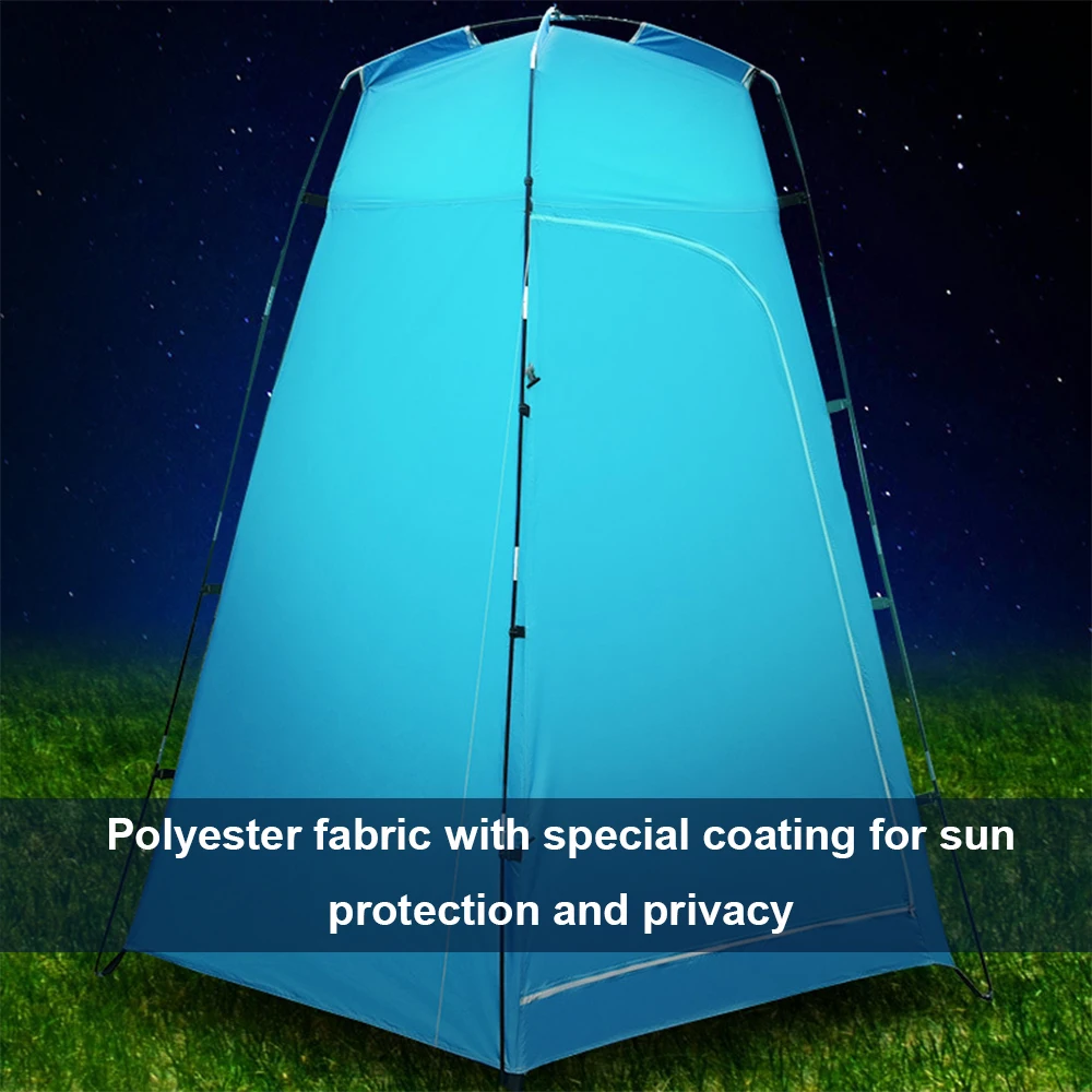 

Privacy Shelter Tent Portable Outdoor Shower Toilet Changing Room Tent with Removable Bottom for Camping Beach Photography