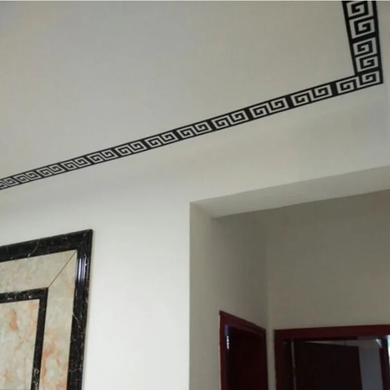 30 шт. 5*5 см DIY линия талии 3D Зеркальная Наклейка современный акриловый настенный Декор украшение комнаты стикер стены s для детской комнаты гостиной