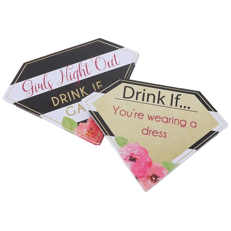 24 шт. курица вечерние девочек ночное вне карточные игры девичник питьевой вызов