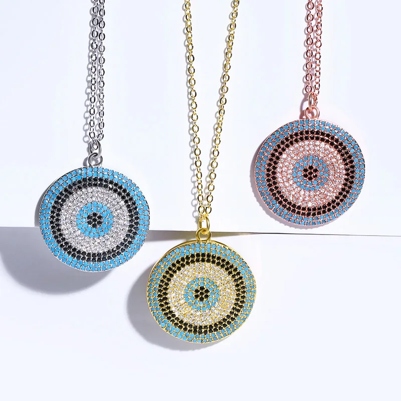

2021 Vintage Jewelry Demon Eye Clavicle Chain Necklace for Women Statement Necklace Collares Para Mujer