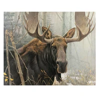 full drill 5d diy diamond painting forest elk crystal embroidery cross stitch needlework mosaic painting decor gift mm0114