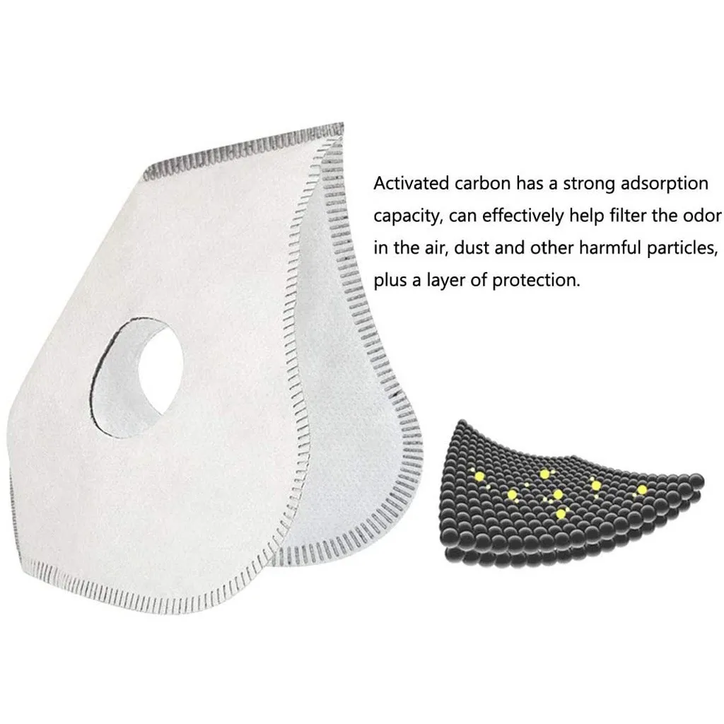 

Outdoor Bicycle Bike Sport Face Mask Activated Carbon PM2.5 Mouth Mask Bacteria Proof Protection Mask Sky Blue Mouth-muffle