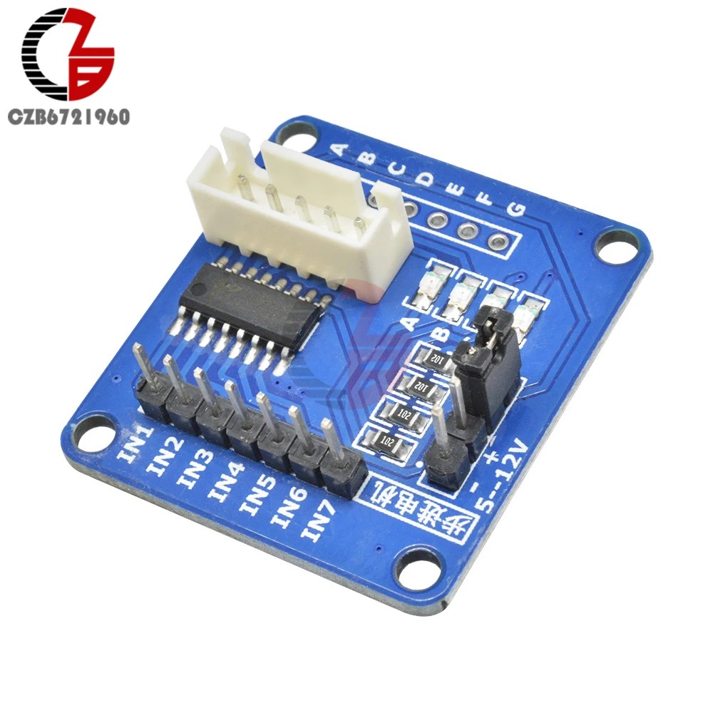 ULN2003 Драйвер шагового двигателя плата DC 5V 4 фазы Щит привода для Arduino AVR SMD|module for