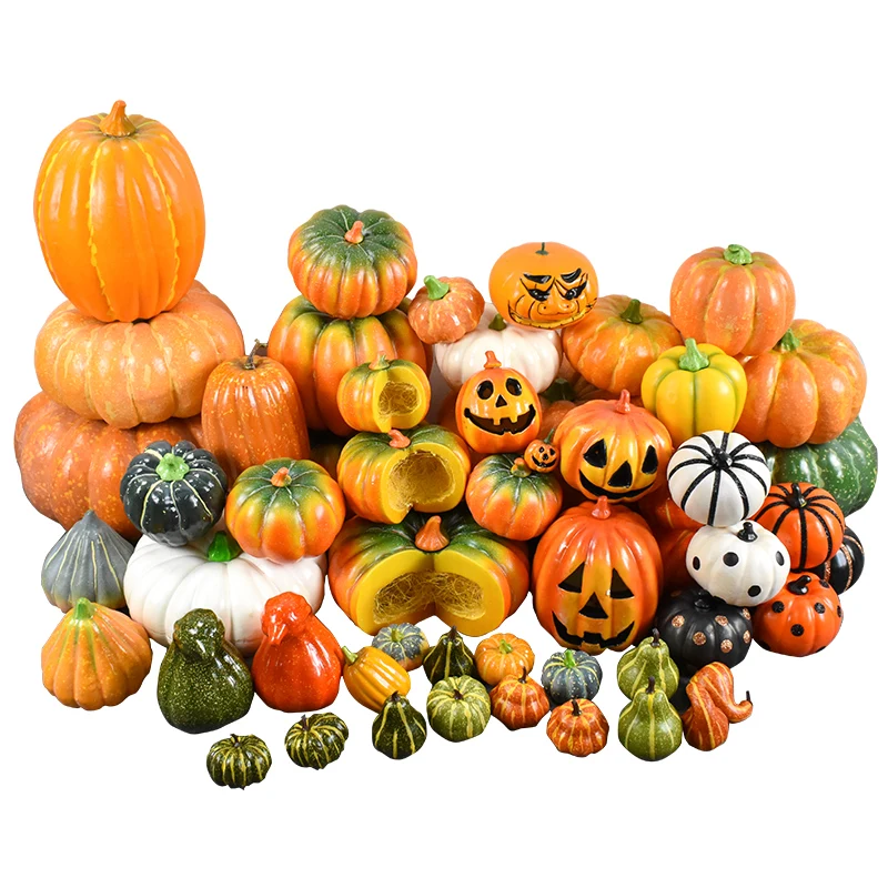 Поддельные тыквы искусственная пена для Хэллоуина имитация овощей еда милый