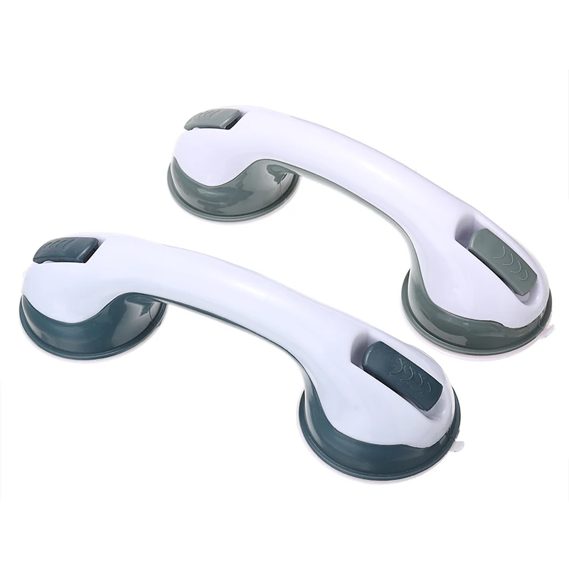 Кабинет Ручка часы с чашкой на присоске для ванной ручка захват бар пожилых