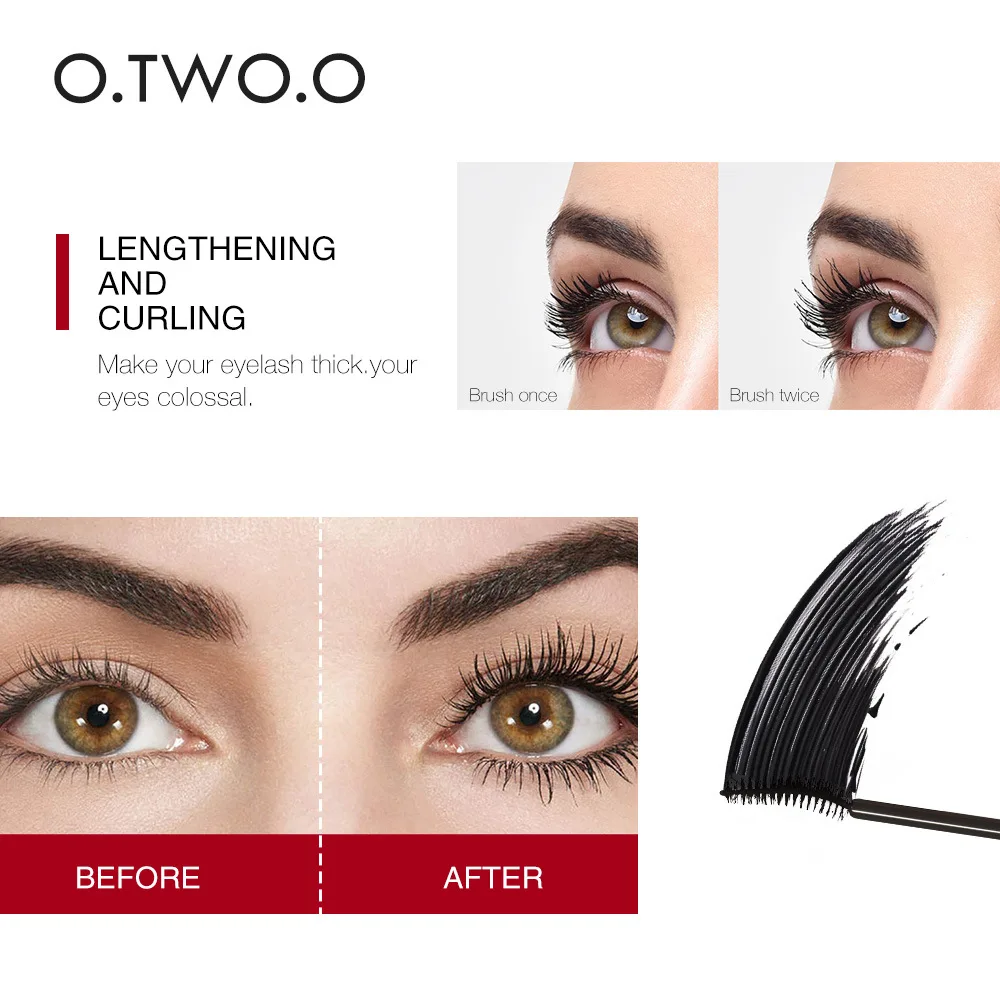 

Fiber mascara is long thin thick curly waterproof sweat-proof durable styling and colorless makeup