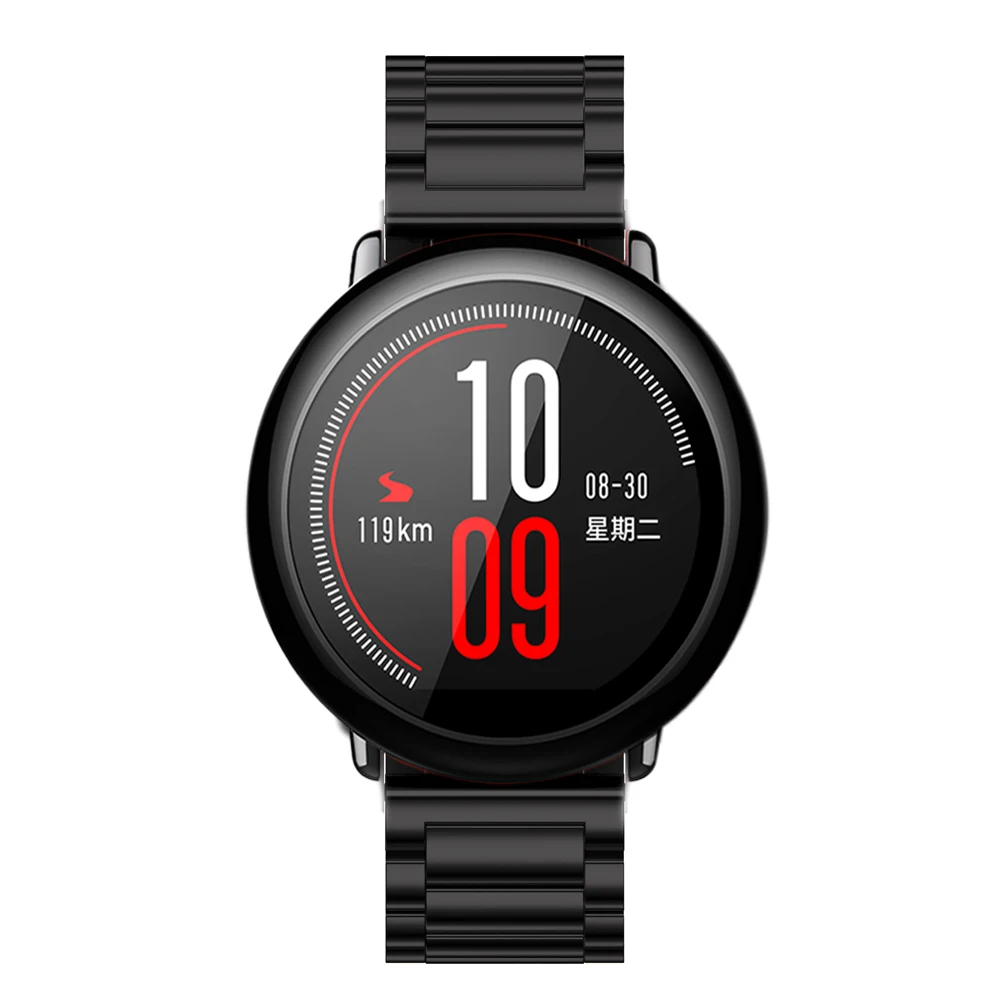 22 мм Миланский магнитный ремешок для браслета Xiaomi Huami Amazfit металлический браслет