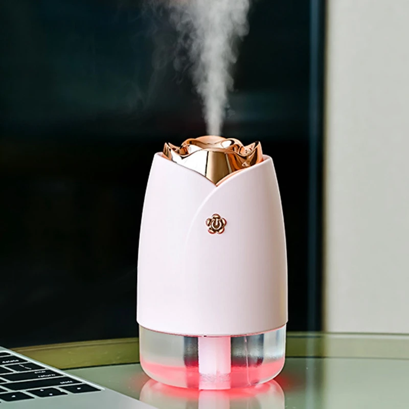 Розовый Usb Арома эфирное масло диффузор ультразвуковой увлажнитель воздуха для