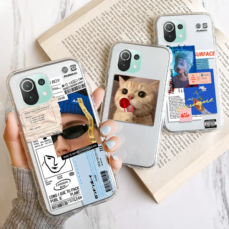 

Mi 12X Case For Xiaomi Mi 11i Cases Silicone Clear Fundas Mi 10 11i 10T 11T Pro 11 Lite 9T Note 10 Pro Mi 11 Lite 12 Pro Covers