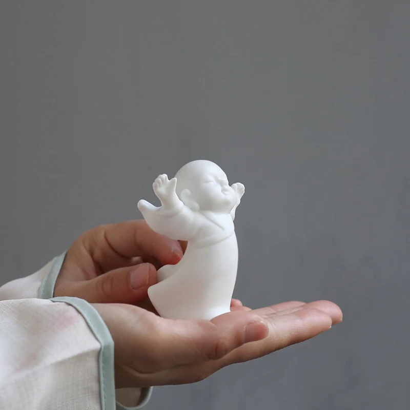 Керамическая статуя Suet из нефрита для чайной церемонии | Дом и сад