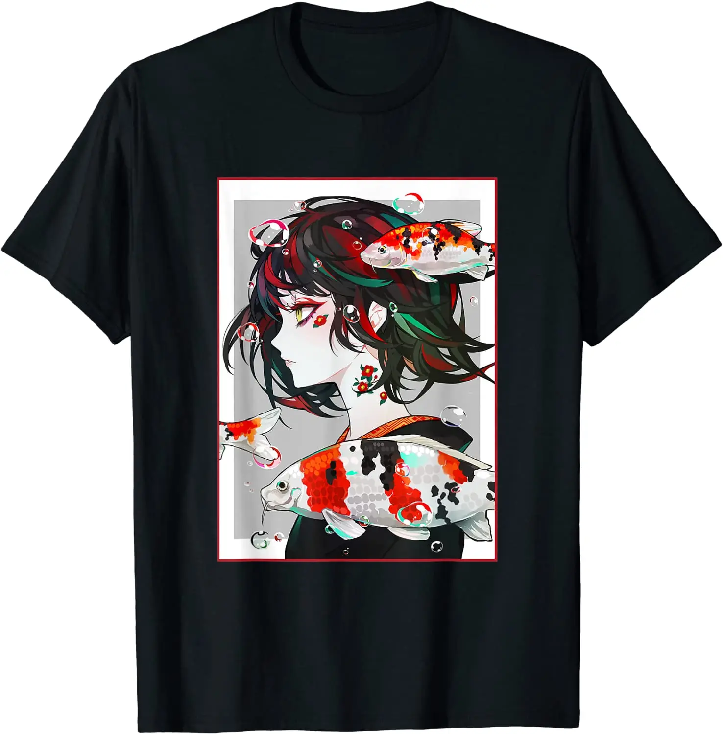 

Anime Girl Japanese Aesthetic Anime Otaku T-Shirt Kawaii For Men Women Otaku Unisex T-shirt