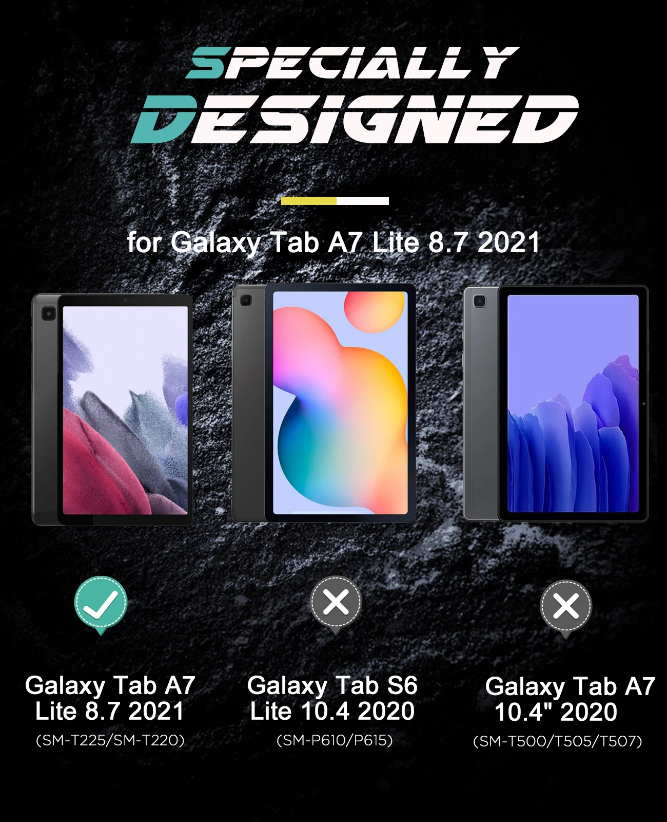 Чехол для Samsung Galaxy Tab A7 Lite 8 7 дюйма 2021 противоударный полноразмерный прочный