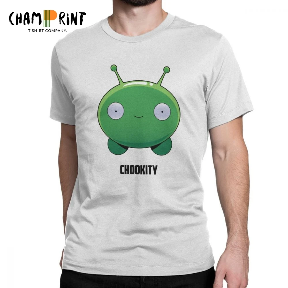 Chookity футболка для мужчин Mooncake Final Space мультфильмы олан Роджерс Одежда взрослых с