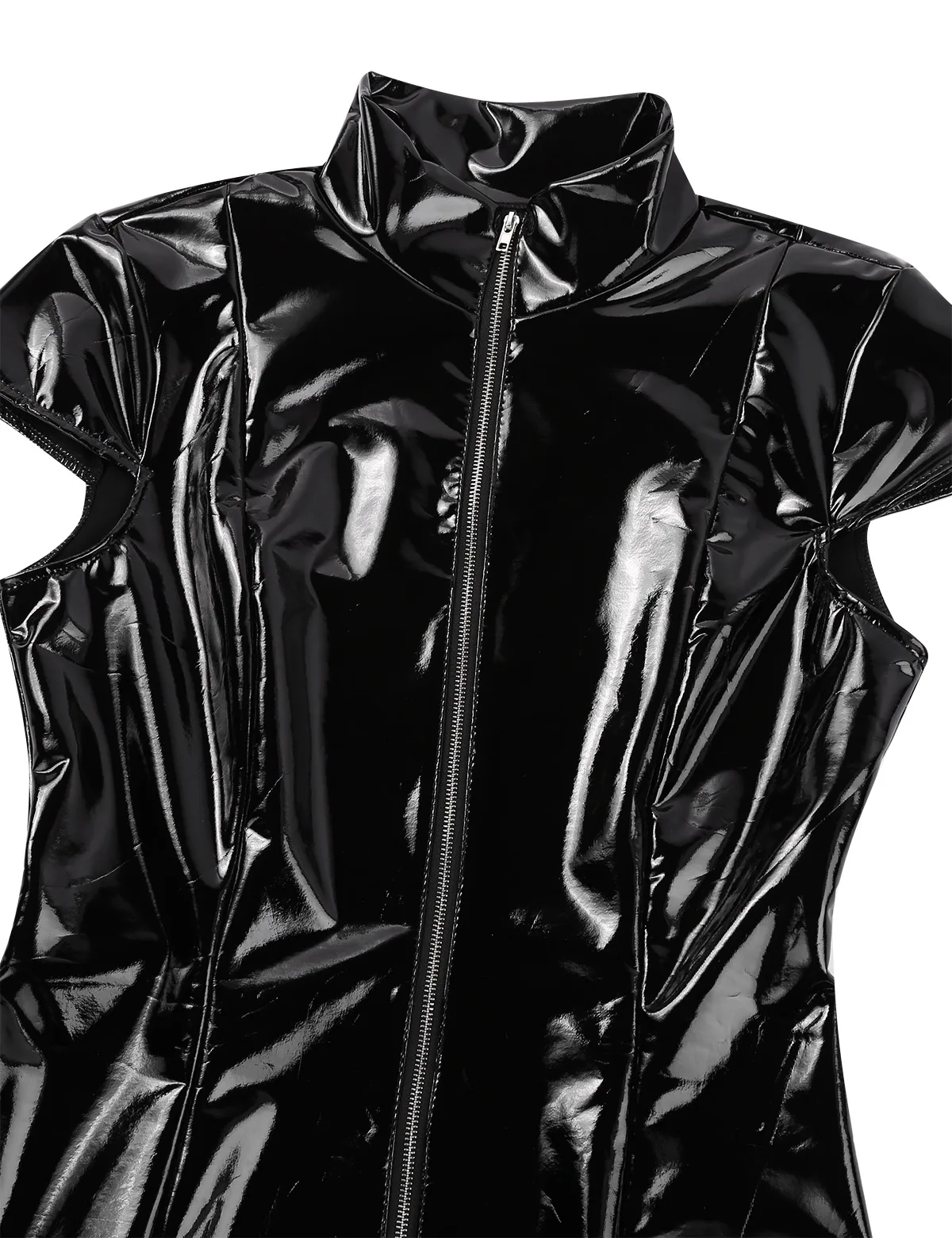 Женские вечерние платья из латекса сексуальное обтягивающее мини-платье ПВХ и